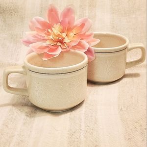 Silhouette vintage mugs by Termper-ware by Lenox